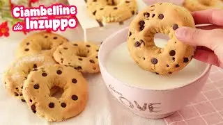 CIAMBELLINE DA INZUPPO - Biscotti per la Colazione -  Ricetta Facile e Senza Burro