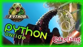 Python - Steel Coaster - Onride POV - Efteling
