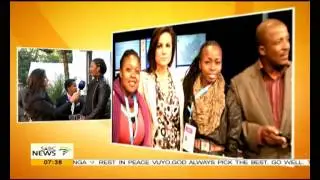 Leanne Manas speaks to Vuyo Mbuli's children