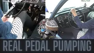Запуск классического Mustang от Hot Girl: холодный запуск с накачкой и перегазовкой