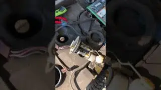 The issue on the 425 John Deere lawnmower, bad fuel pump