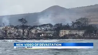 Boat tour shows different view of Lahaina wildfire damage