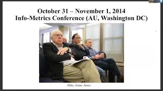 Recent Advances in Info Metrics Research Opening Remarks