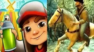 Subway run vs Temple Horse Run 3D