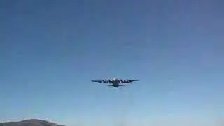 Blue Angels Fat Albert C-130 Buzzes Alcatraz Island