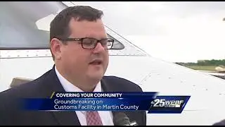 Groundbreaking on customs facility in Martin County
