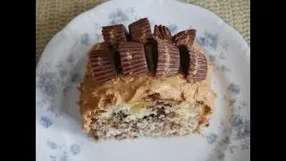 ASMR Eating: Peanut Butter Marble Cake. ❤️ ~  #asmr community