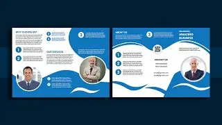 Trifold Brochure design for beginner to advance | Menu design ideas