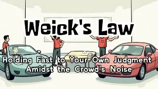 Weick's Law: Holding Fast to Your Own Judgment Amidst the Crowd's Noise