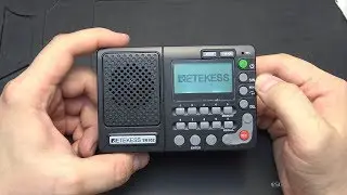 RETEKESS TR102 - РАДИОПРИЕМНИК С MP3 ПЛЕЕРОМ И ДИКТОФОНОМ + НАУШНИКИ BASEUS H04