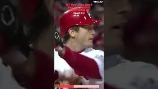 2011 World Series Game 6 David Freese WALK OFF Home Run #shorts