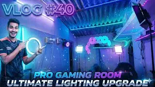 Gaming Room Lighting Transformation! (Zero to Pro) 🔥🔥