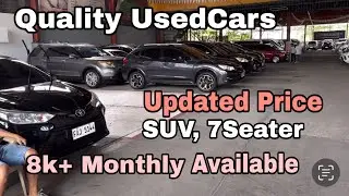 Updated Unit Price| SUV, 7Seater, 8K+ Monthly Amortization Available |Quality UsedCars Sale