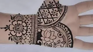 Easy and simple mehndi design | Dulhan Mehndi Design | arabic  mehndi design | Latest mehndi design