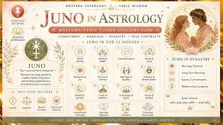 Juno in Astrology | Commitment, Marriage & Soul Contracts | Western–Vedic Synastry Fusion