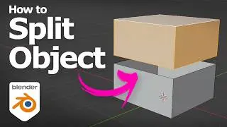 How to split object in Blender