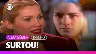 Cristina vê Luna no reflexo do espelho e surta!  | Alma Gêmea | TV Globo