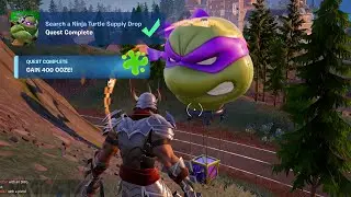 Search a Ninja Turtle Supply Drop Fortnite