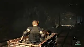 Leon and Luis in MINECART - Resident Evil 4 Remake