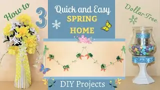 3  DIY SPRING DOLLAR TREE FARMHOUSE HOME DECOR CRAFTS | DOLLAR TREE FARMHOUSE SPRING DIY CRAFT