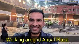 Walking around Ansal Plaza, Delhi's first modern retail space.