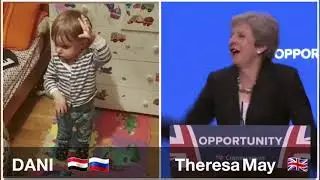Dani performing Theresa May Dance 😂