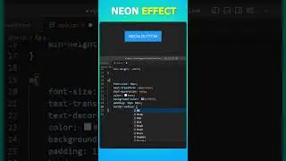 NEON HOVER EFFECT #shorts