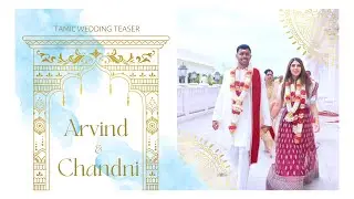 Tamil Wedding 4k Teaser USA  | Arvind & Chandni  | Shoot by DN MEDIA LLC