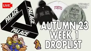 PALACE WEEK 1 DROPLIST! autumn 23