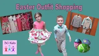 Easter outfit shopping at Burlington Coat Factory and fashion show