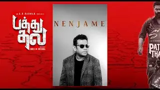 Pathu Thala Theme Song💯💥 Nenjame song whatsapp status 💥 new song Pathu Thala #atman #arrahman