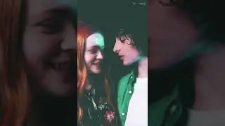 Sadie sink and Finn wolfhard❤️❤️❤️ #shorts #strangerthings