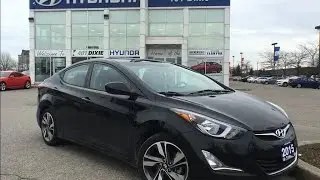 2015 HYUNDAI ELANTRA GLS|MANUAL|HEATED SEATS|SUNROOF|BACK-UP CAM