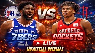 Philadelphia 76ers vs Houston Rockets LIVE 🔥 NBA Live Stream | 76ers vs Rockets Today