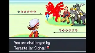 Pokemon Lucid Emerald - Elite Four Sidney @ Tera Island, Terastallization (Singles, Hard Mode)