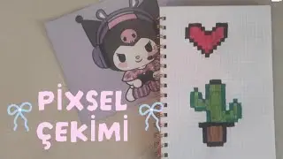PİXSEL &Ccedil;İZİMİ ❤️🌵||Cute paper🧸