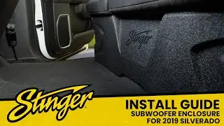 Install: 2019 Silverado Under Seat Dual 10