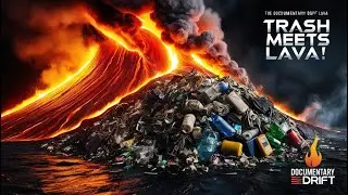 'What Really Happens When Trash Meets Lava?