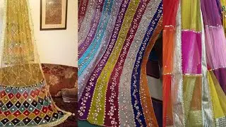 Trendy Latest Multi Color Dupatta designs 2022  ट्रेंडी लेटेस्ट मल्टी कलर दुपट्टा डिजाइन 2022