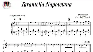 Tarantella Napoletana, Piano