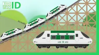 Membuat Kereta Cepat | Labo Brick Train Game for Kids | Build Train Video #brickbuilder part141