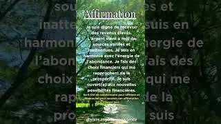 Affirmations puissantes positives | JOUR 🌞#manifestation #energie #transformation #methodevibraction