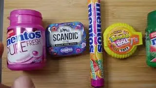 Scandic bomba roll mentos ASMR #chocolate 