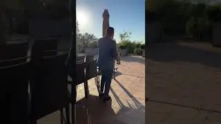 Imagine being welcomed to a destination wedding like this&hellip; 🎷☀️ #pov #destinationwedding #saxophone