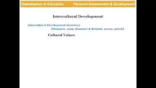 Globalization in Education: Personal Assessments