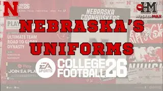 Nebraska Uniforms in EA Sports College Football 26