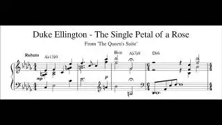 Duke Ellington - The Single Petal of a Rose - Piano Transcription (Sheet Music in Description)