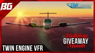 Twin Engine VFR Group Flight + Giveaway  | MSFS