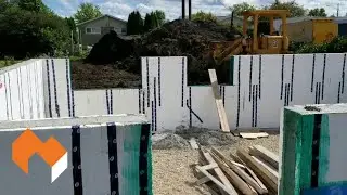 Amvic ICF | Foundation for a NetZero Home in Dauphin, Manitoba