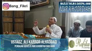 ceramah tentang haid dengan bahasa Palembang Lucu oleh Habib Ali Karrol Alhaddad di Majelis Taklim